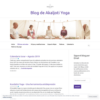 Blog de Akaljoti Yoga – Blog de Kundalini Yoga y meditación
