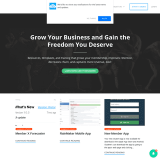 RainMaker Membership Systems & Software | Grow Your Business