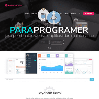PARAPROGRAMER - Jasa Pembuatan Website dan Aplikasi