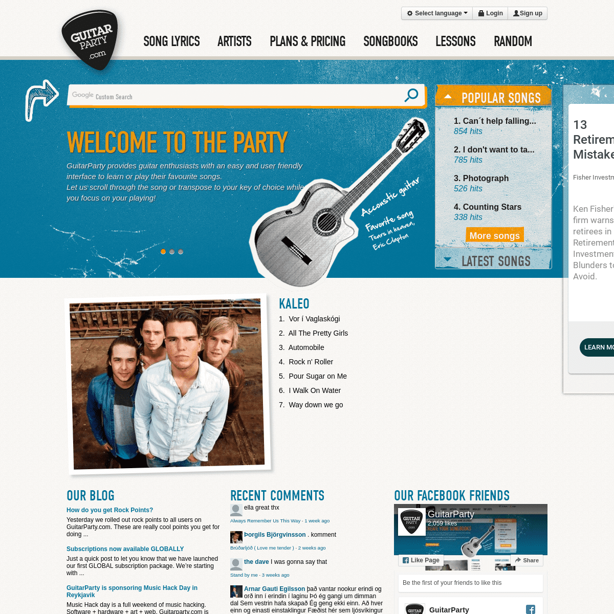 A complete backup of guitarparty.com