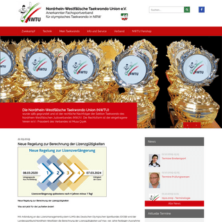  Startseite - NWTU - Nordrhein Westfälische Taekwondo Union e.V.