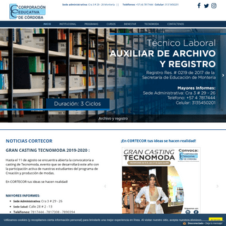 CORTECOR | Corporación Educativa de Córdoba
