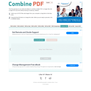 Combine PDF – Online PDF Combiner