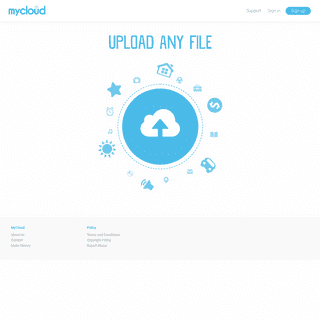 MyCloud - Upload any file without limits