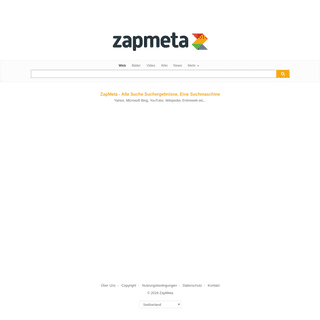 ZapMeta - Alle Suche Suchergebnisse, Eine Suchmaschine