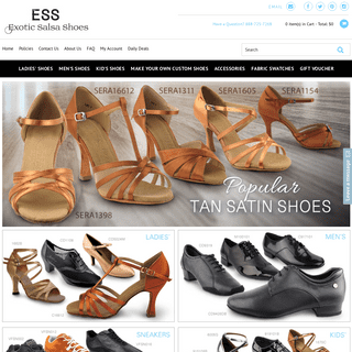 ExoticSalsaShoes.com: Salsa Dance Shoes & Salsa Dancewear