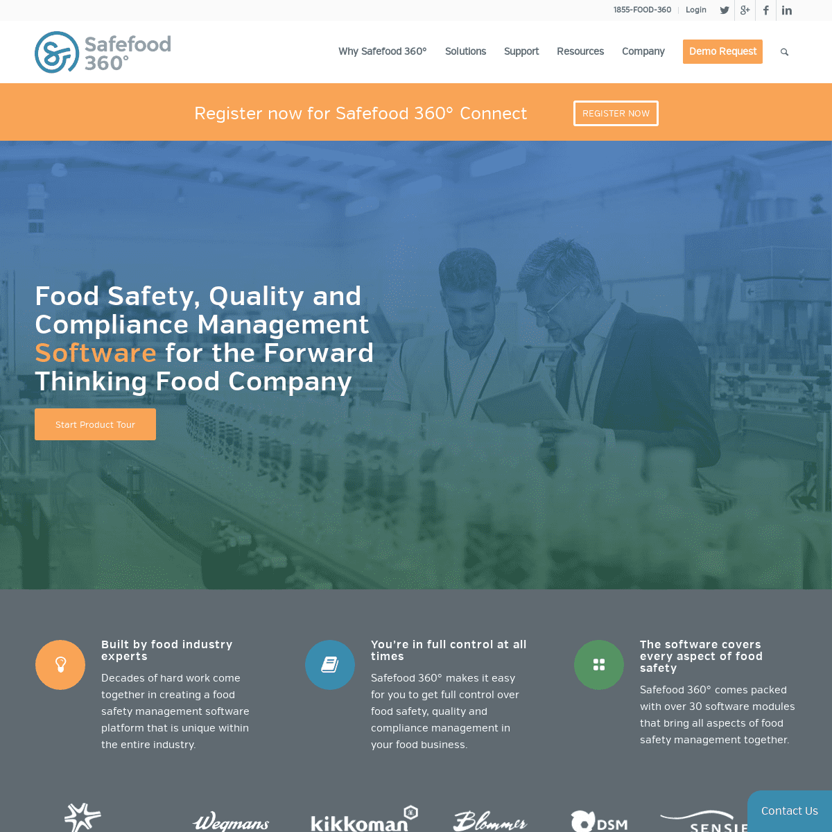 Food safety, quality and compliance management software by Safefood 360º
