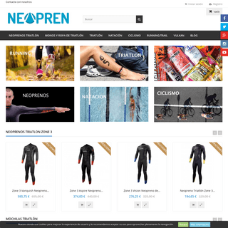 Tienda de triatlón online.Ciclismo,running,neoprenos - Neopren