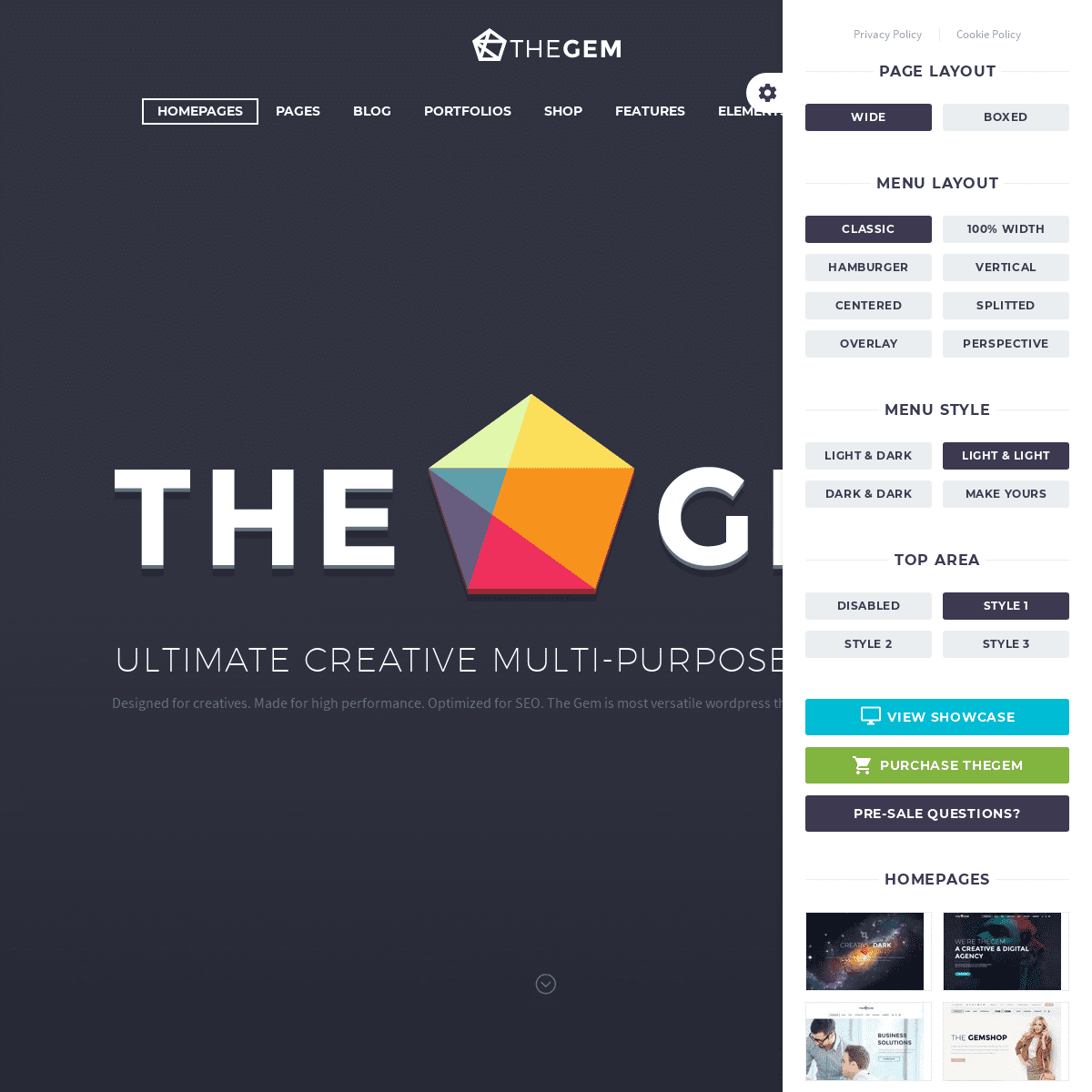 TheGem – TheGem – Creative Multi­-Purpose High-­Performance WordpPress Theme