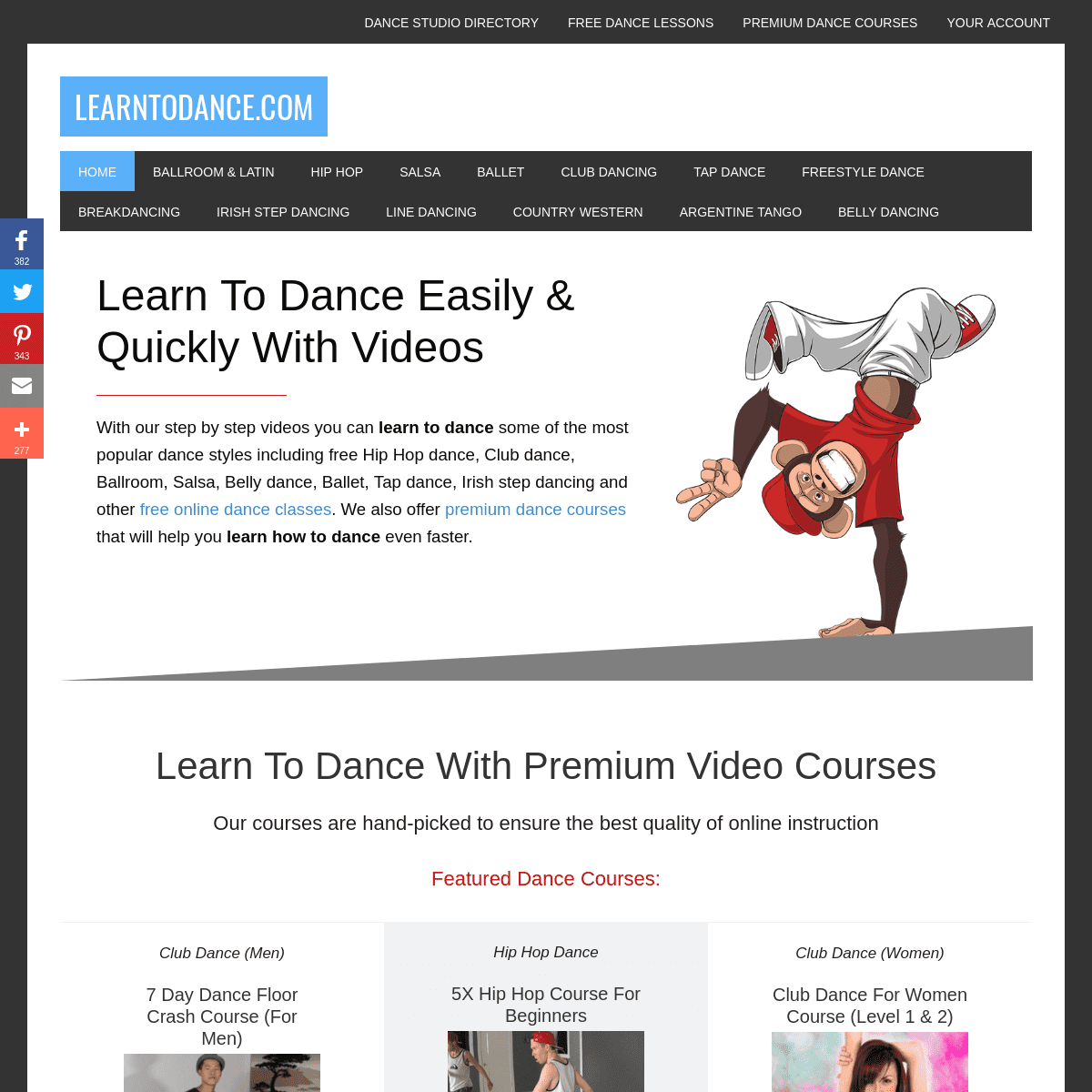 A complete backup of learntodance.com