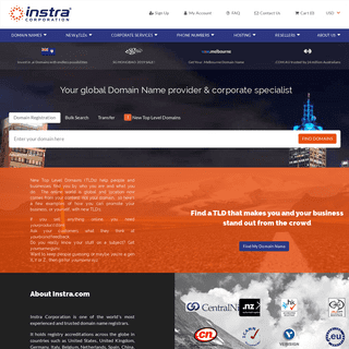 Instra Corporation - Domain Name Search & Registration Services