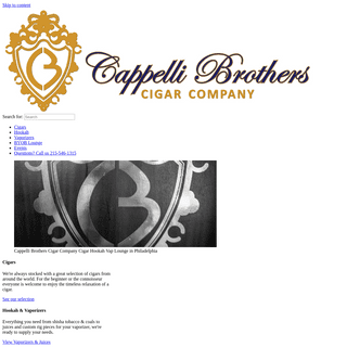 Cappelli Brothers Cigar Company – Cigar – Hookah – Vaporizers – BYOB Lounge