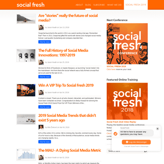 SOCIAL FRESH - Top Social Media Conference