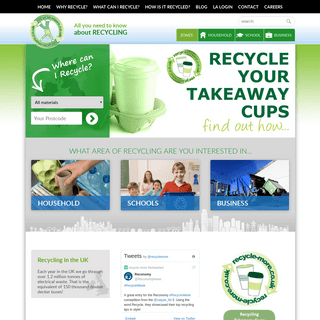 Recycle More offers advice for recycling at home, school and at work