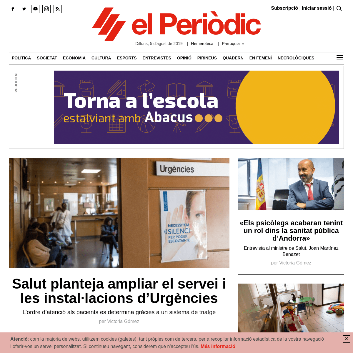 El Periòdic d'Andorra - Actualitat Andorra, Notícies Andorra