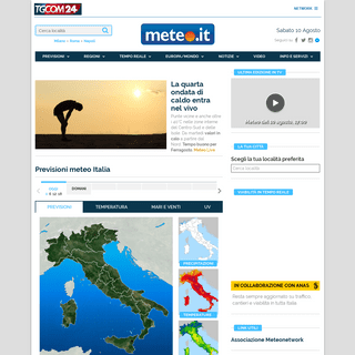 Previsioni Meteo: le previsioni del tempo in Italia live | METEO.IT