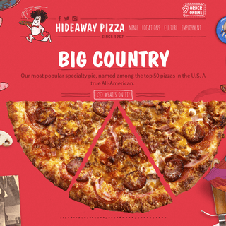 A complete backup of hideawaypizza.com