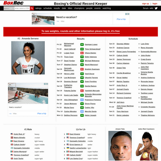 A complete backup of boxrec.com