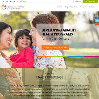 Quality Health Programs | Health Quality Partners