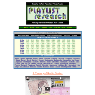 A complete backup of playlistresearch.com