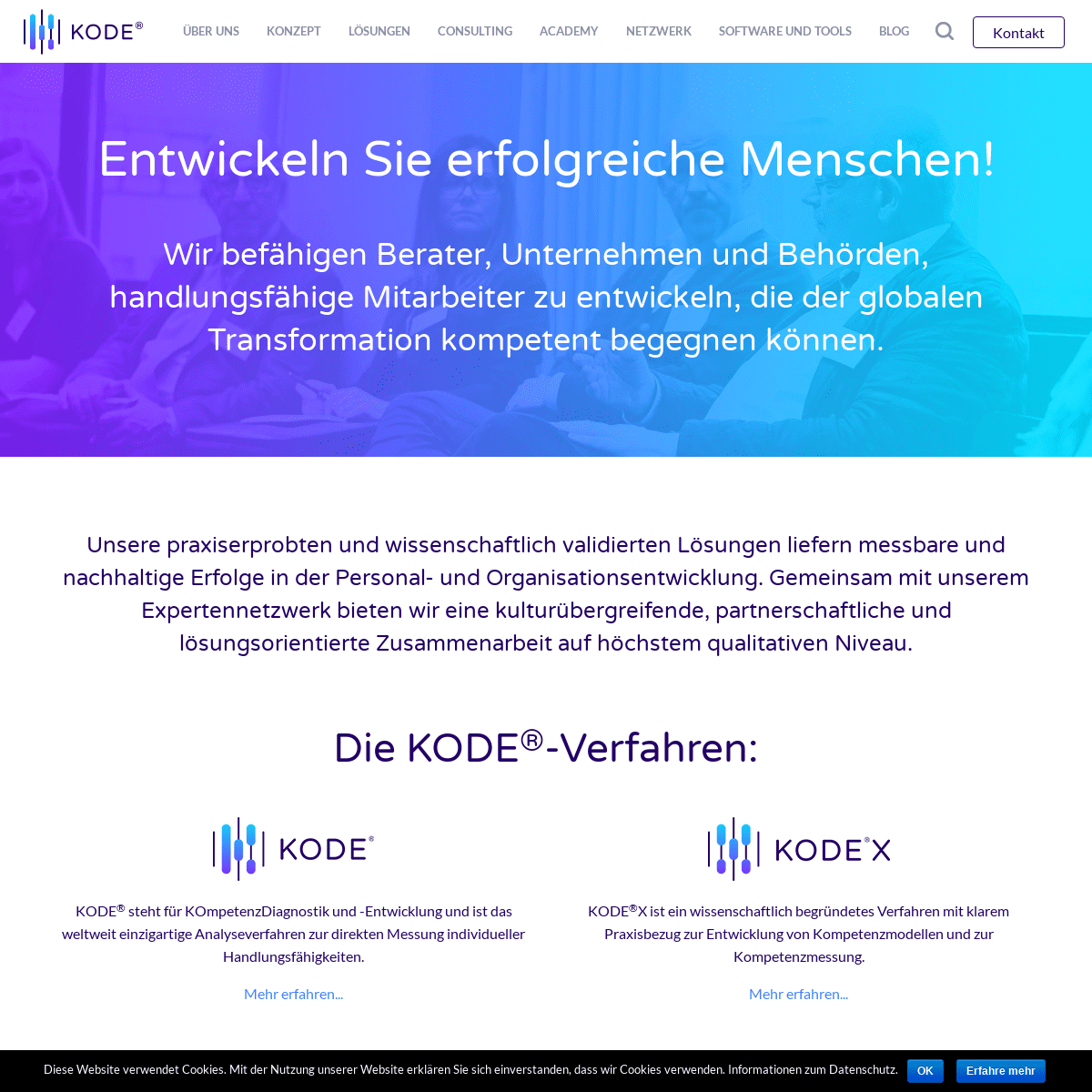 KODE GmbH | Entwickeln auch Sie erfolgreiche Menschen