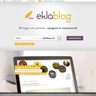 Créer un blog gratuitement - Eklablog