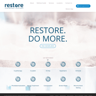 Home - Restore Hyper Wellness + Cryotherapy