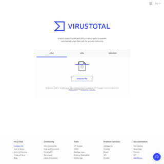 A complete backup of virustotal.com