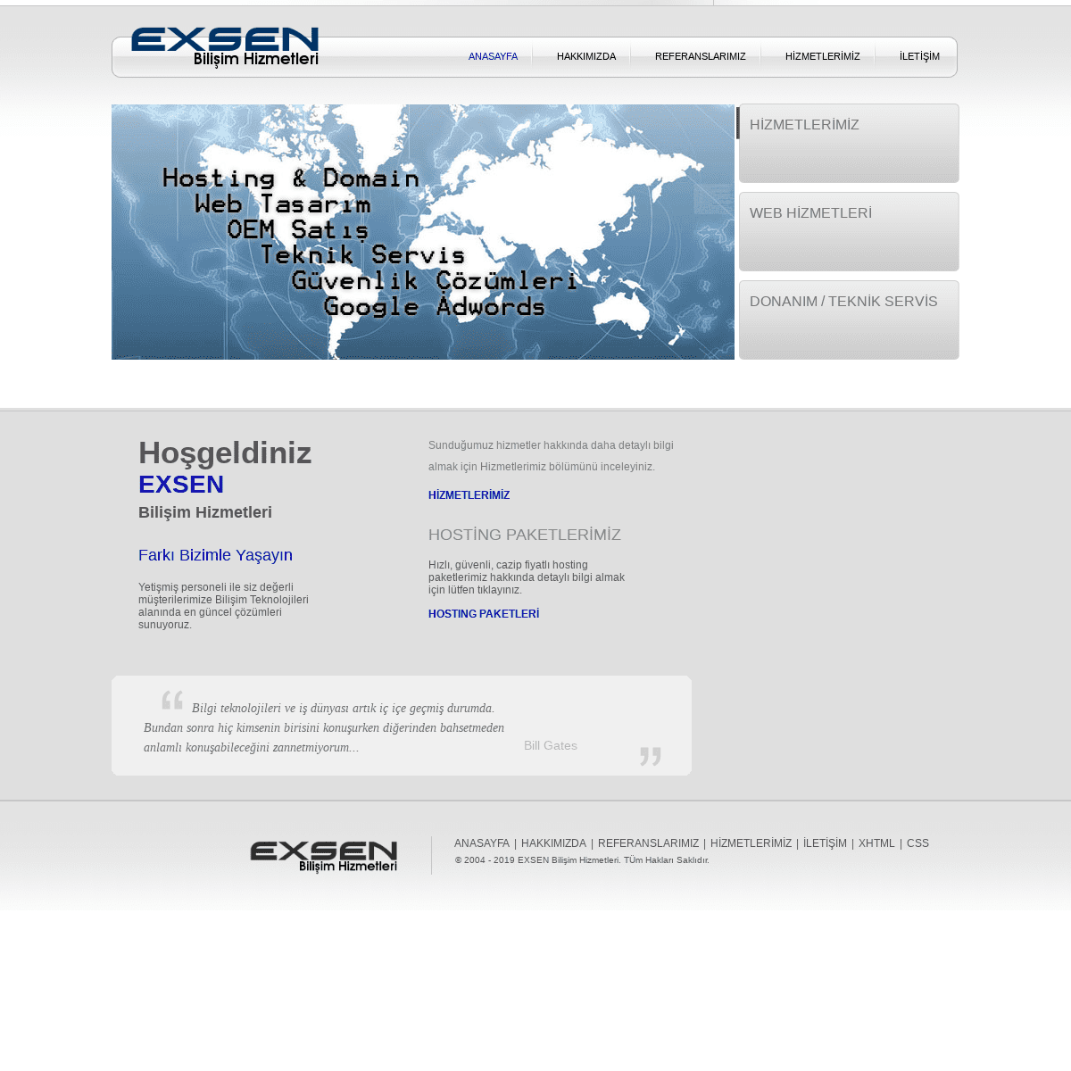 EXSEN Bilişim Hizmetleri | exsen.net