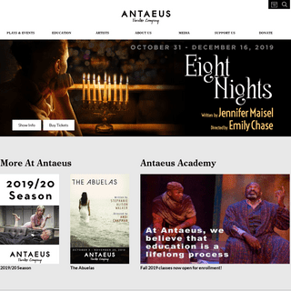 Home Page - Antaeus Theatre Company
