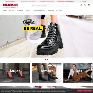 Zapatos online, compra calzado de marcas en CASAS