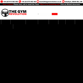 The Gym Revolution home page