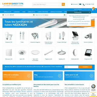 Vente de lampes en ligne, qualité professionnelle  | LampesDirect