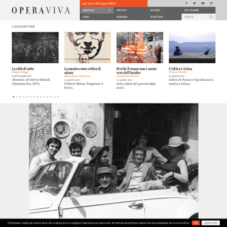 OperaViva Magazine, un'arte del possibile — Filosofia e forme di vita. – OperaViva Magazine