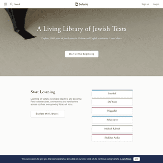Sefaria: a Living Library of Jewish Texts Online