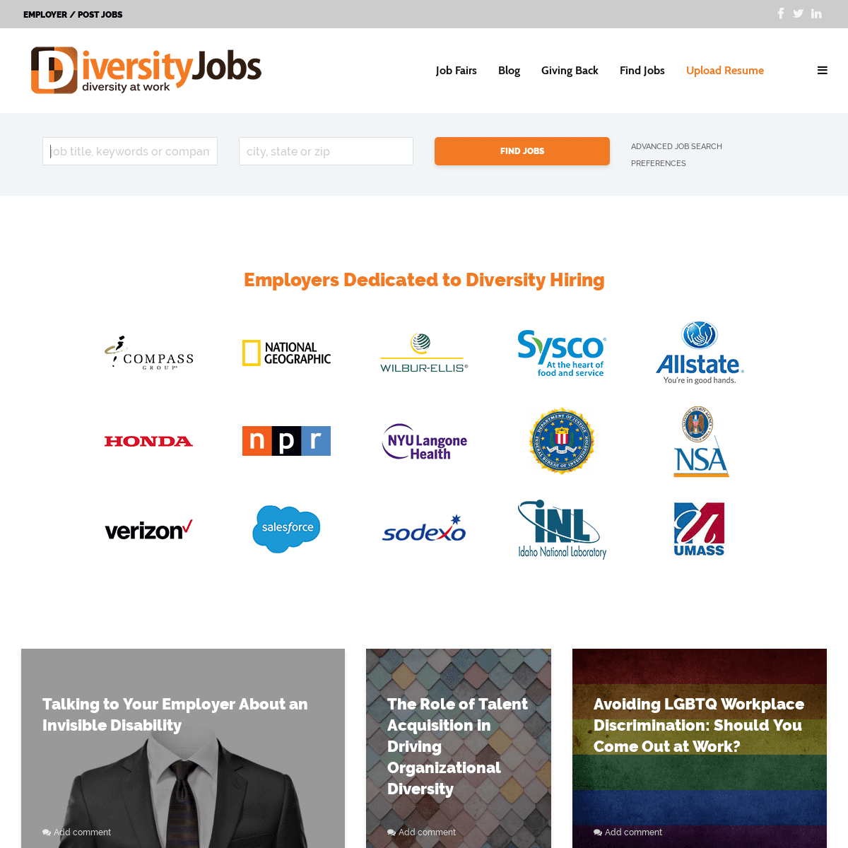 A complete backup of diversityjobs.com