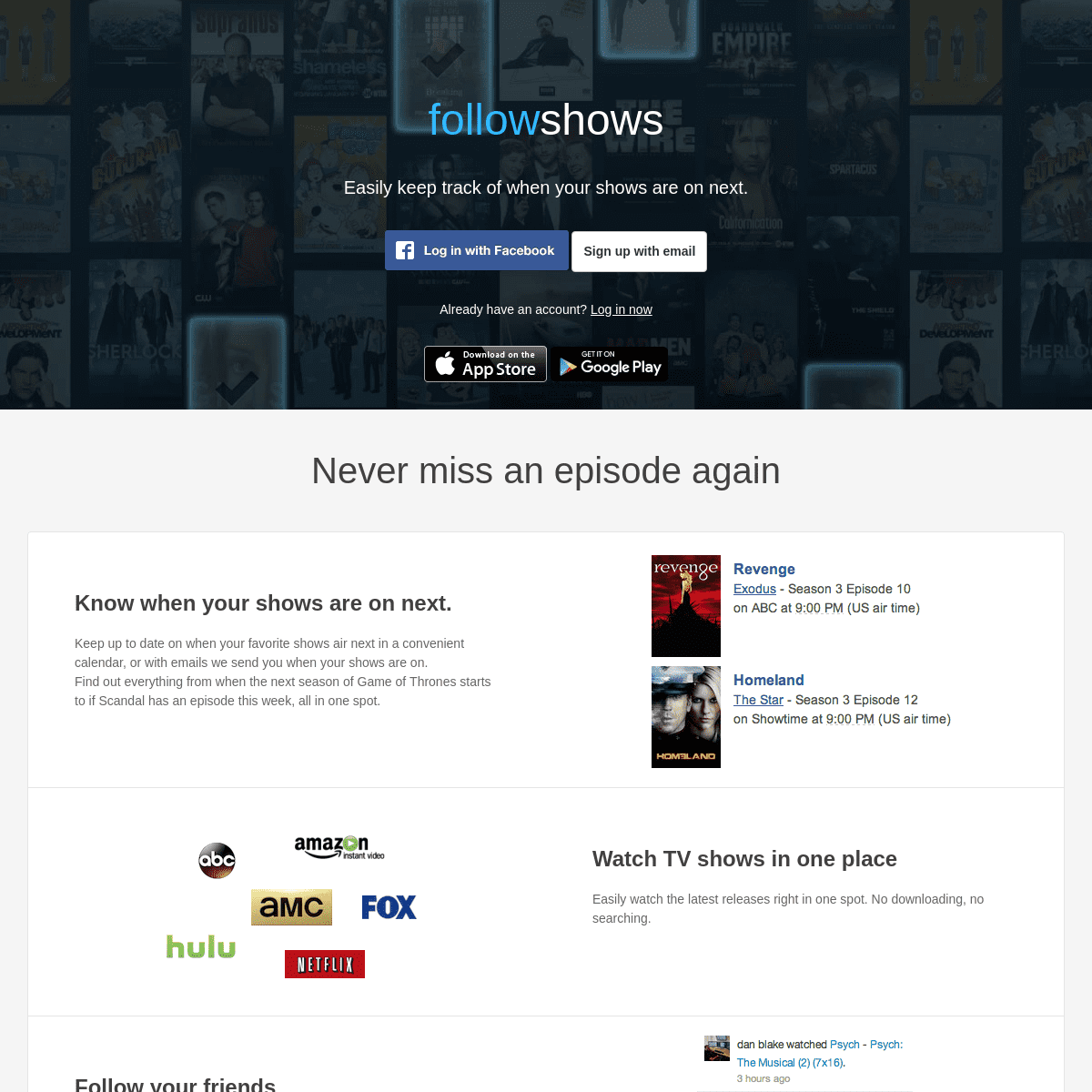 A complete backup of followshows.com