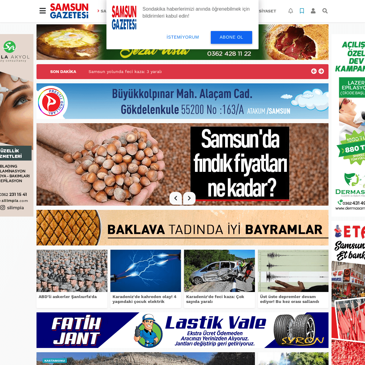 Samsun Haber | Samsun Gazetesi