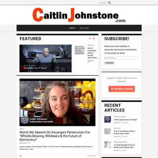 Caitlin Johnstone – Rogue Journalist