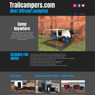 TrailCampers Offroad Campers Build yours today!
