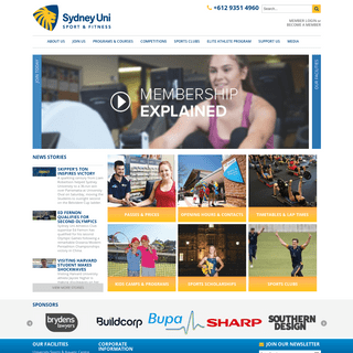Sydney Uni Sport & Fitness - Home