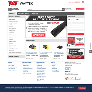 Waytek | 12V Electrical Components Distributor