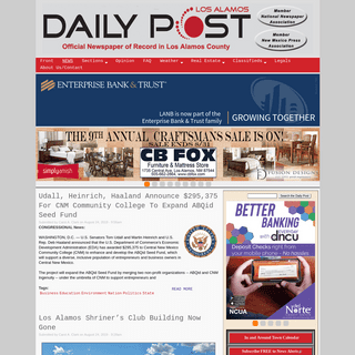 Los Alamos Daily Post | Your locally owned community news source...