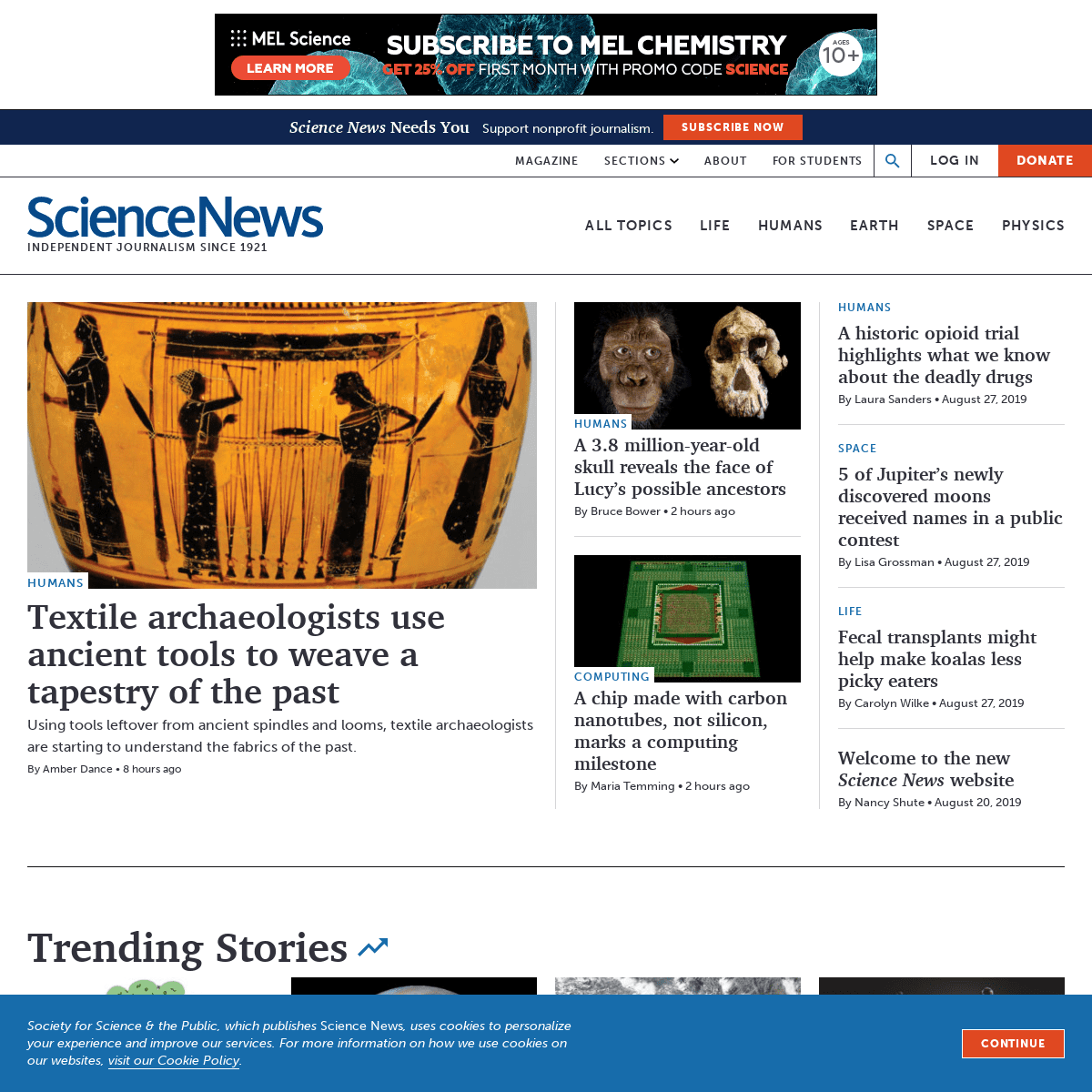 Science News | The latest news from all areas of science