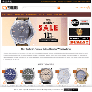 Purchase Online Mens And Womens Watches | Citywatches.co.nz