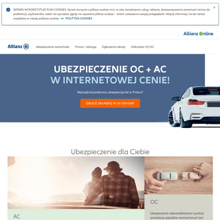 Allianz Online - Oblicz składkę już w 60 sekund!