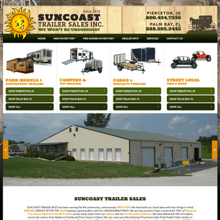Suncoast Trailer Sales Inc. | Indiana & Florida | RV & Powersports Dealer