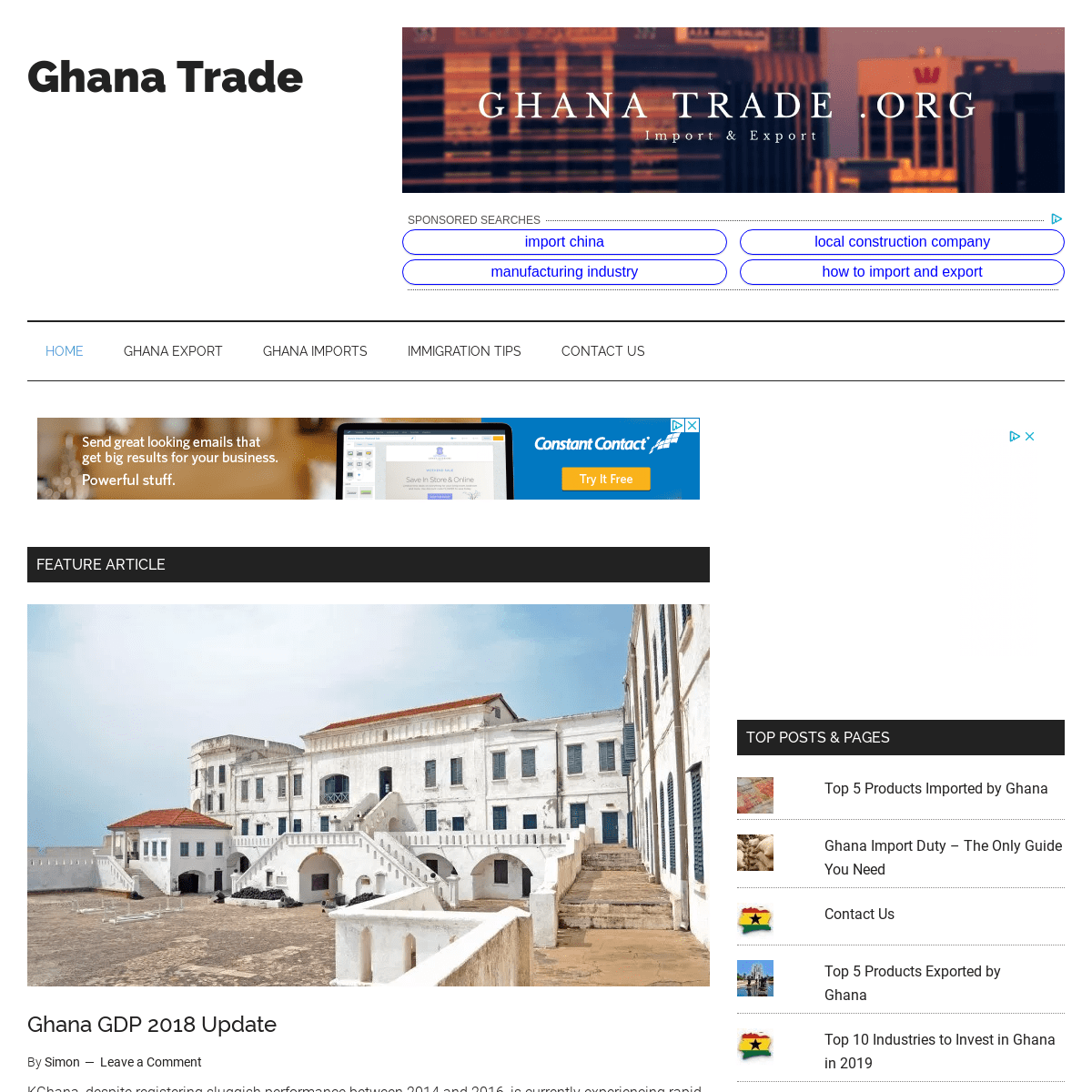 Ghana Trade - Import and Export Experts - Accra, Ghana