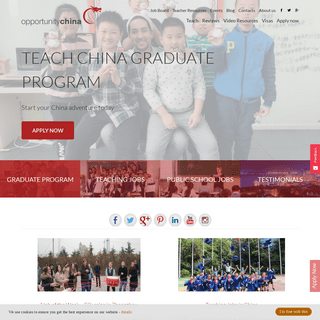 Teach English Abroad | Opportunity China