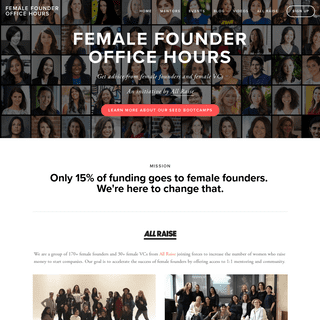 Female Founder Office Hours